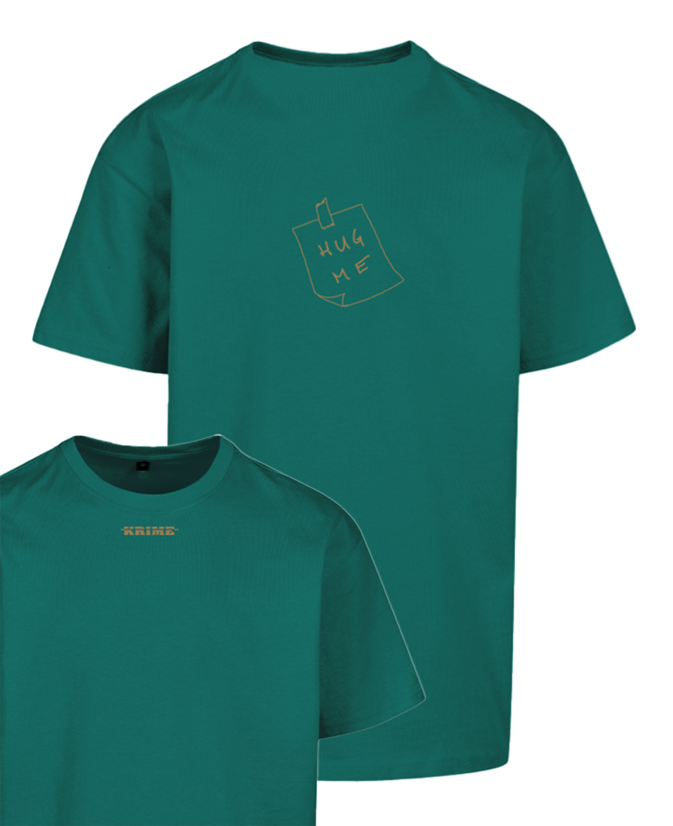 BYB_Tshirt_HugMe_retrogreen_gold.png